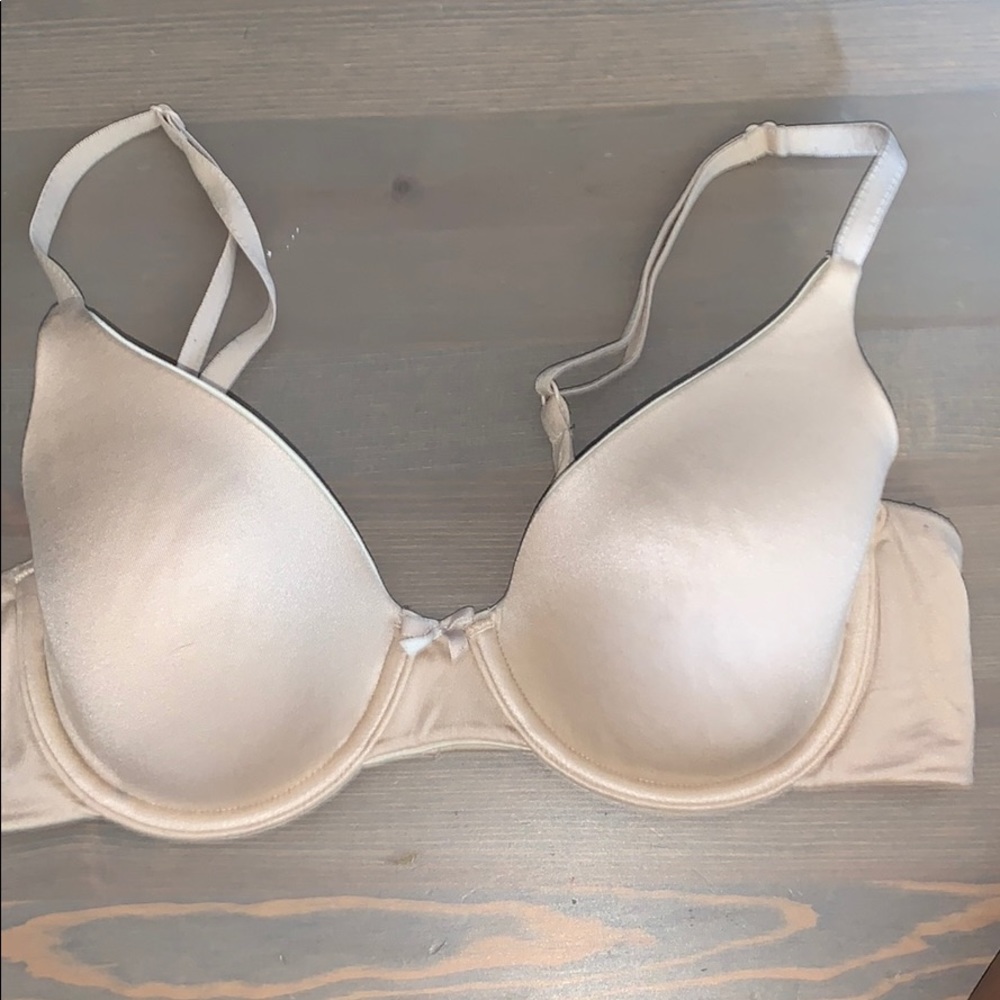 Creme color bra